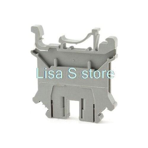 UK3N 800V 32A 2.5mm2 Wire Range Screw Clipping Terminal Block Connector Gray