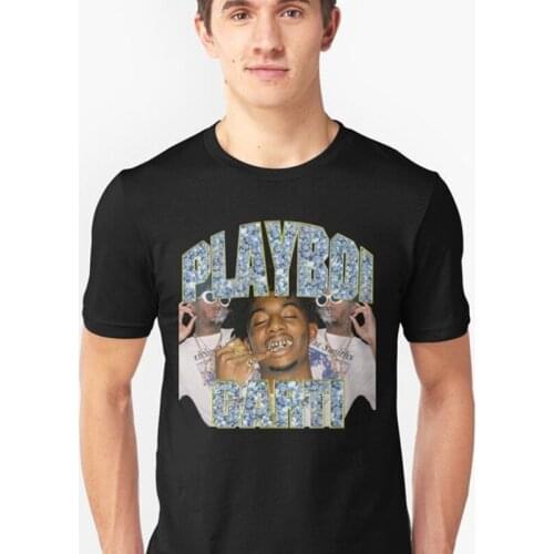 Playboi Carti Vintage 90s Style Print Men Vintage T Shirt O-neck Casual Cotton T-shirt Man Woman Tees Tops Sweatshirt XS-XXXL