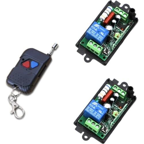 High Quality New AC 220V 110V 2 Single-channel Wireless Relay Remote Control Switch 315MHz Control for 2CH Transmitter