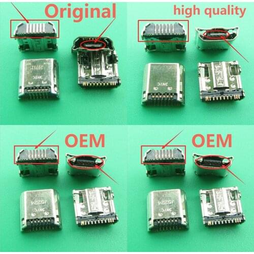 10pcs/Lot Micro USB Plug Charging Port Connector Socket For Samsung Tab 3 7.0 I9200 I9205 P5200 P5210 T530 T210 T211 T311 I9208