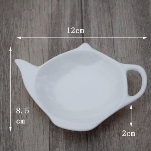 200pcs Teapot Teacup Shaped Sauce Dish Soy Sauce Dish Retro Under Glazed Ceramic Small Dessert Plate Tableware NO292