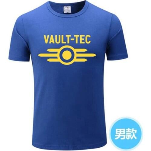 2020 Game Vault Tec logo Gaming Video Game Fallout 2 3 4 Apparel TShirt Games Men T SHIRT Vault-Tec Women Mens T Shirts XS-3XL
