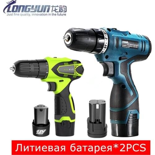 12V additional Lithium Battery Cordless Drill 16.8V Torque Electric Drill driver screwdriver gun charger Drill wall power tools