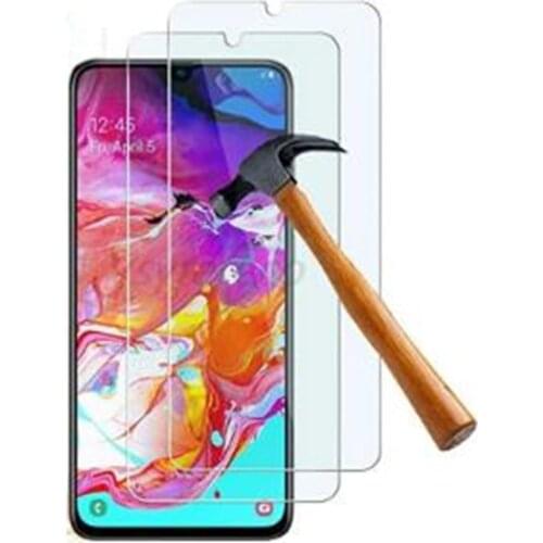 Tempered glass phone case for samsung a10 a20 a20e a30 a40 a40s a50 a60 a70 a80 a90 cover Protective shell Accessories on galaxy