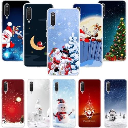 Merry Christmas Santa Claus deer Case for Xiaomi Redmi Note 10 9 9S 8 7 6 8T 8A 7A 6A S2 K30 K20 MI 9 8 CC9 F1 Lite Pro Soft TPU