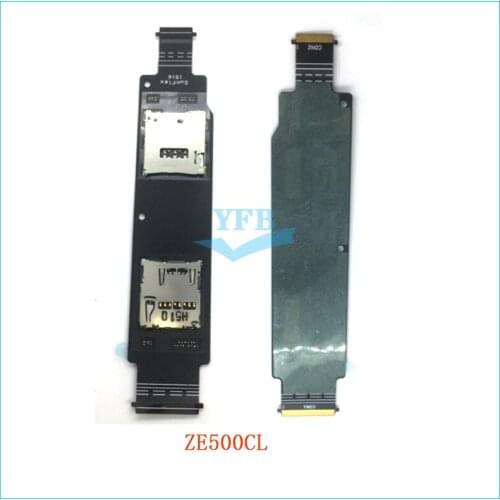 For ASUS ZenFone 2 ZE500CL Z00D 5.0 SIM Card Reader Holder Connector Slot Flex Cable Replacement Part
