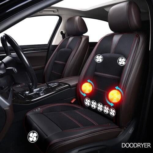 DOODRYE 12V Seat ventilation 1pc car seat cover for Toyota all model LAND CRUISER Venza Corolla CHR Camry PRADO RAV4 YARiS