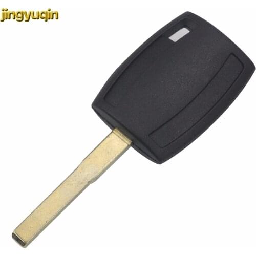 Jingyuqin Car Key Shell FOB for Ford Foucs 2 3 Ecosport Mendeo MK4 Transponder HU101 Uncut Blade Key Case Car Accessories