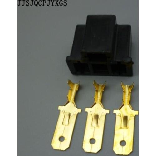 JJSJQCPJYXGS Car Motorcycle H4/HB2/9003 Bulb Waterproof DIY Male Quick Adapter Connector Terminals Plug