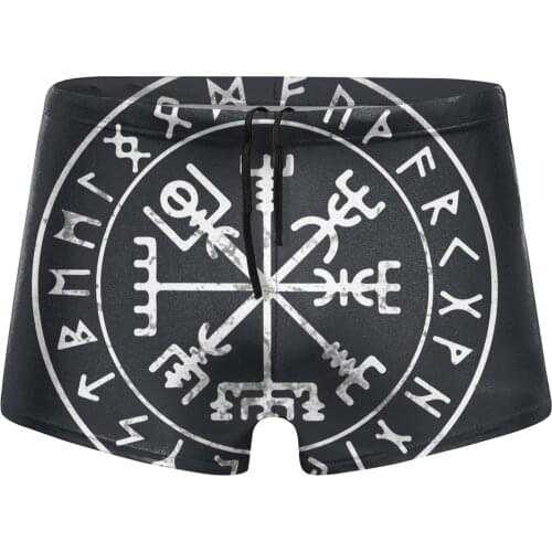 Men Floki swimwear Viking Compass Vikings shorts husband for the sea Pool