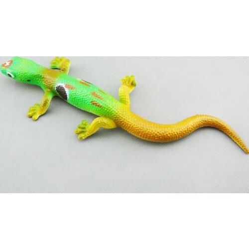 Plastic pvc model figure Four eye daytime gecko model