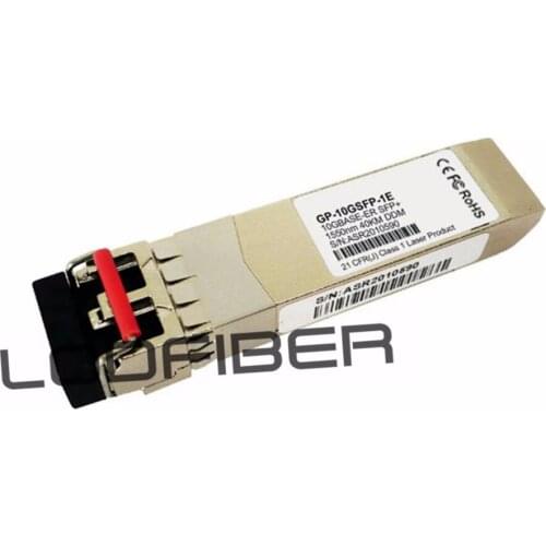 Dell Force10 Networks GP-10GSFP-1E Compatible 10GBASE-ER SFP+ 1550nm 40km DOM Transceiver