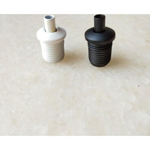 10pcs/lot 1.0-1.5mm steel wire rope or cable black/white fixator steel Cable Grip Wire Clip Cord Grip wire lock