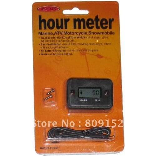 MARINE BOAT ENGINE HOUR METER GAUGE WATERPROOF