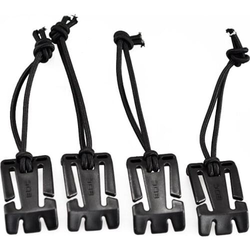 10PCS/LOT Outdoor EDC Tool Backpack Carabiner Molle Buckle Clip Winder for Securing loose Nylon WEB Straps