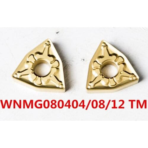 10PCS WNMG080404-TM / WNMG080408 TM/ WNMG080412 TM carbide CNC inserts,CNC lathe tool,apply to steel processing,insert MWLNR