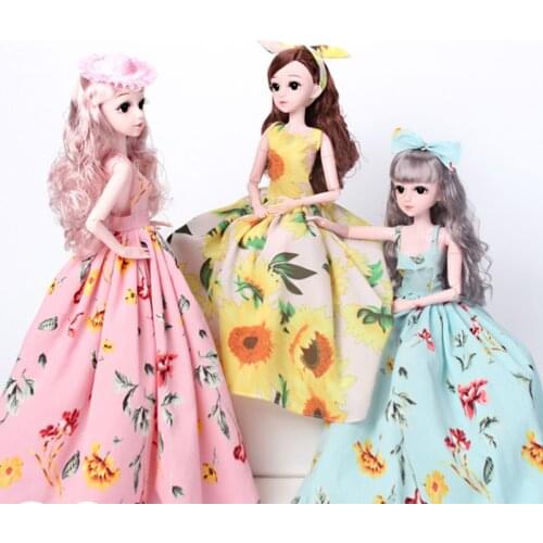 60cm 1/3 BJD Dolls Toys DIY Cute 18 Joints Toy Doll Set With Wigs Clothes Shoes Makeup bjd Doll Toys For Girls Gift