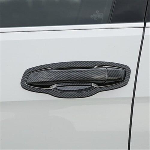 ABS Door Handle Bowl Door handle Protective covering Cover Trim Car Styling for Skoda Octavia A7 2015 2016 2017 2018 2019