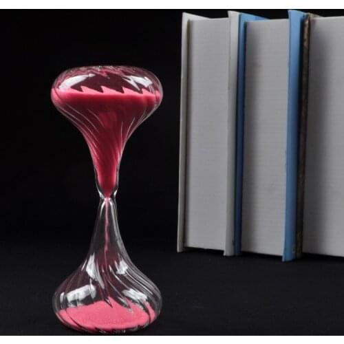 1PC Random Color 10 minutes Sandglass Time Counter Count Down Timer Hourglass Clock Colorful Beautiful Gift Home Decor JR 1108