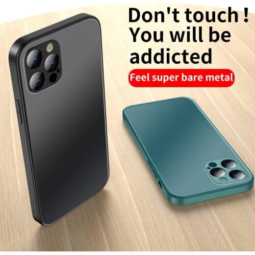 Magnetic Bumper Silicone Shockproof Wireless Charging Matte Mobile Phone Case For iPhone 12 Pro Max Mini Back Cover Fundas Coque