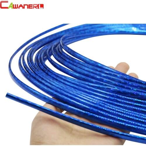 Cawanerl 600CM Car Styling Decorator Chrome Trim Decoration Strip Sticker For Car Air Conditioner Outlet Vent Door Bumper Grille