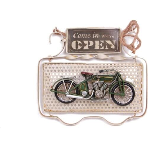 Decorative Metal Door Lettering Classic Motorcycle - Cafe, Restaurant, Hotel-Door Wall Lettering-Gift, trinket, Vintage,Quality