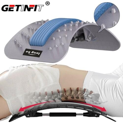 Getinfit Back Acupressure Stretch Equipment Fitness Massage Lumbar Support Relaxation Spine Pain Relief