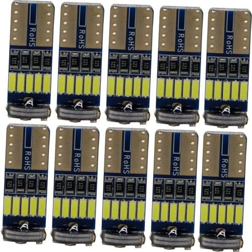 Set of 10 Car Interior Dome Light Bulbs Low Power Consumption Plug and Play