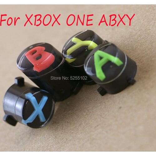 4pcs Repair Part Replacement Button kit for Microsoft XBOX ONE Wireless Controller xboxone Gamepad ABXY Logo Set Accessories