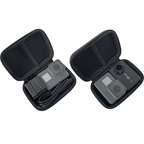 New Portable Headphone Data Cable Storage Case Charger Power Bank Rectangular Box EVA Zipper Bag Pocket Pouch