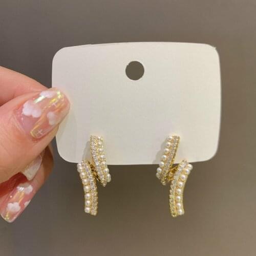 New Arrival Fashion Drop Earrings Metal Classic Geometric Women Dangle Earrings Simple Korean Jewelry