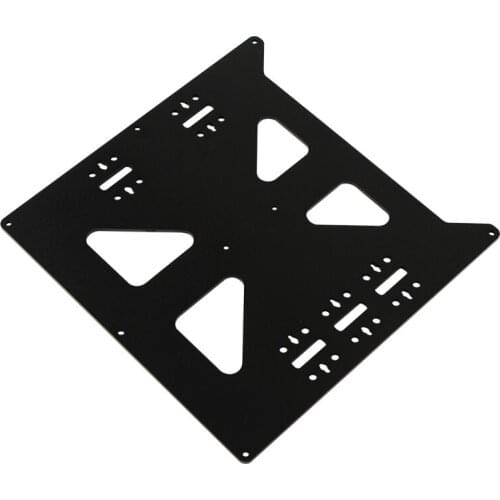 Upgrade Y Carriage Anodized Aluminum Plate Hotbed Support 3D Printers V2 Heated Bed for Prusa i3 RepRap DIY H3CA