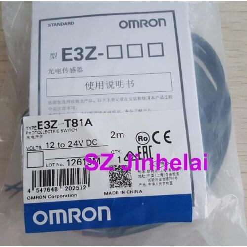 OMRON E3Z-T81A Authentic original PHOTOELECTRIC SWITCH 12-24VDC Photoelectric sensor(is E3Z-T81A-D and E3Z-T81A-L)