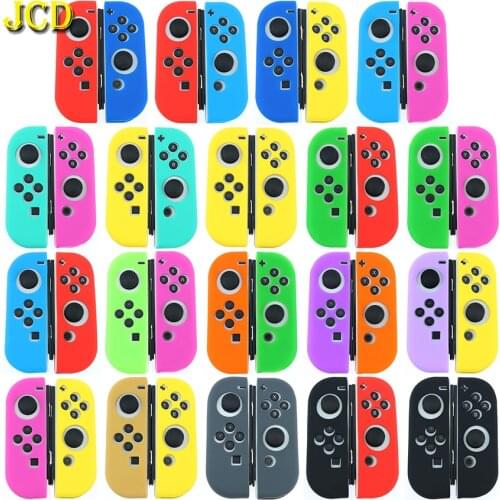 JCD Silicone Anti-Slip Skin Case For Switch NS JoyCon Rubber Soft Protective Shell Cover For Nintend Switch Joy-Con Controller