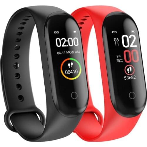 M4 Smart Band Wristband Blood Pressure/Heart Rate Monitor/Pedometer Sports Bracelet Health Fitness Bracelet dropshipping