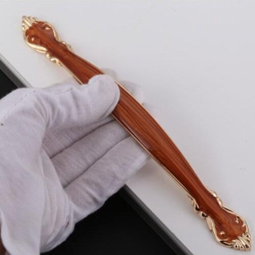 Modern all-match furniture handle European white jade wardrobe door pull Red Amber drawer handle kitchen cabinet door knob