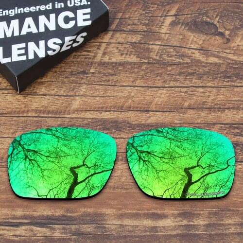 ToughAsNails Resist Seawater Corrosion Polarized Replacement Lenses for Oakley OO9102 Sunglasses Green Mirrored (Lens Only)