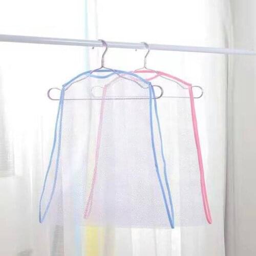 2Colors Pillow Drying Racks Hanging Net Multi-function Clothes Rack 1Pcs Underwear Hanger Polyester Windpoof Mesh Storage Holder