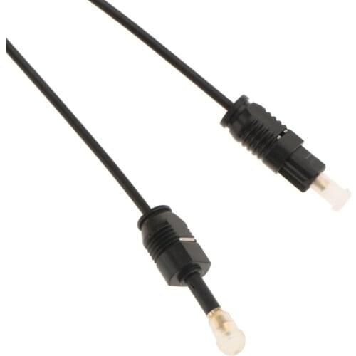 2M/6.5FT Digital Audio Optical Optic Fiber Cable Toslink SPDIF Cord