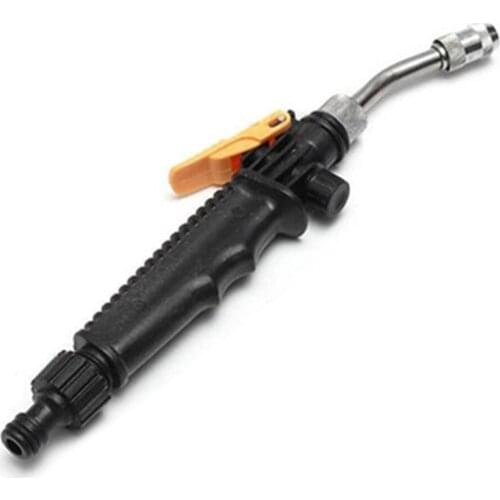 2-in-1 Car High Pressure Water Gun Metal Water Gun Jet Garden Hose Wand Nozzle Sprayer Watering Spray Sprinkler Cleaning Tool