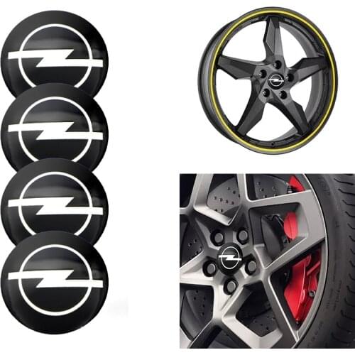 4pcs 56mm Sticker Wheel Center Hub Caps Decals Dustproof Emblem For Opel Astra H G J Insignia Mokka Zafira Corsa Vectra C D