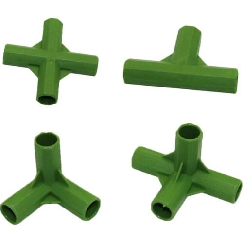 Gardening Pillar Connectors Vegetable Garden Climbing Plants Bracket Awning Pipe Pole Corner Connectors Inner Diameter 11mm