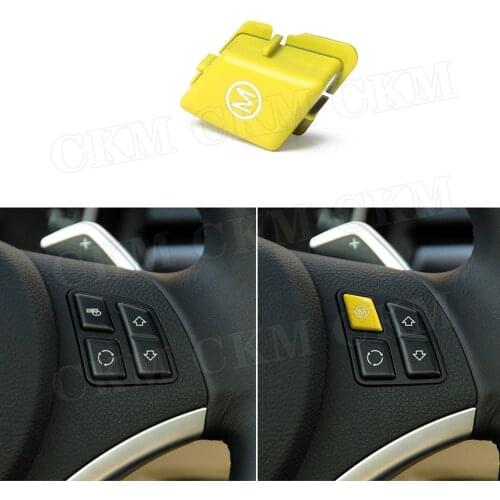Car Steering Wheel M Switch Replace Button Cap Trim For BMW 1 3 Series E81 E82 E87 E88 2004-2011 E90 E92 E93 M1 M3 2007-2013