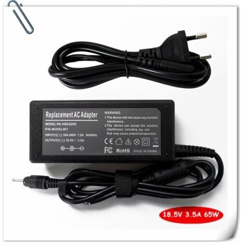 Laptop AC Adapter Power Supply Cord for HP Pavilion DV2500 dv2700 dv6500 dv8000 ze4900 Notebook Battery Charger 65w