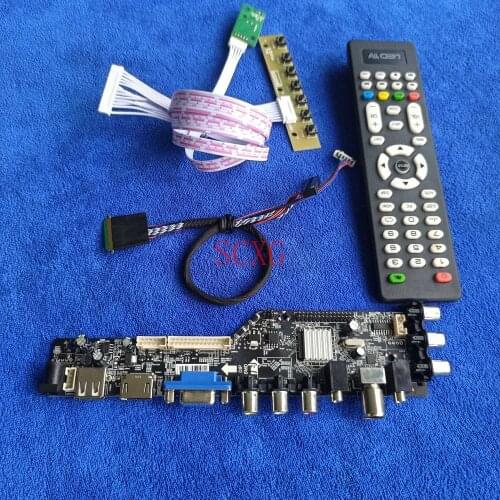 Digital signal Screen controller board DVB AV VGA USB HDMI-compatible Fit LTN154BT02/LTN154BT08 1440*900 Kit LCD LED 40 Pin LVDS