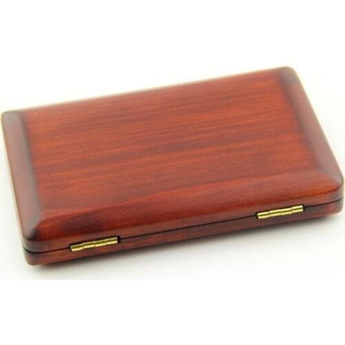 Wooden Bassoon Reed Case Maroon Hand Carved Bassoon Reed Box for 6pcs Reeds good