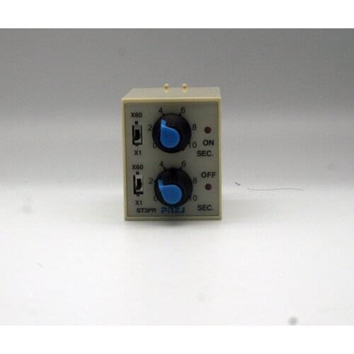 ST3PR/JSZ3P Electrical time relay Electronic Counter relays digital timer relay with socket base AC 220V/110V relay