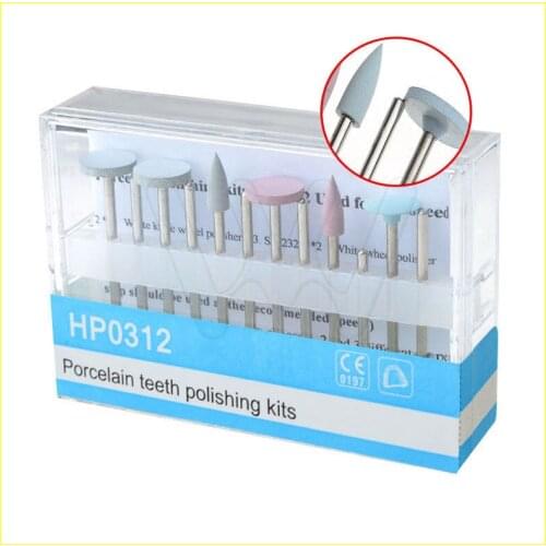 HP0312 Porcelain Teeth Polishing Kit Used for Dental Low-Speed Handpiece Teeth Whitening Oral Hygiene