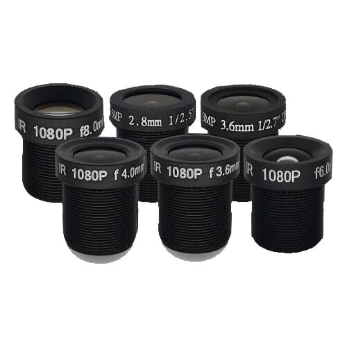 CCTV Camera 4mm Lens 1080P 69 Degree MTV M12 x 0.5 Mount Infrared Night Vision Lens For CCTV Security Camera