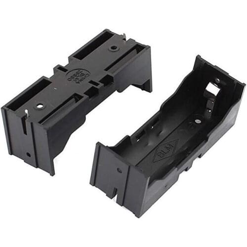 Hot Sell Plastic 1PCS 26650 Battery Holder Battery Storage Case For 26650 3.7V Lithium Battery With PC Pins